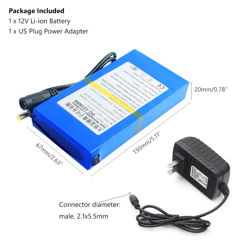 Новый DC121500 высокое качество супер 12 6 v 15Ah перезаряжаемый портативный литий