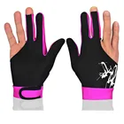 1 шт., эластичная перчатка унисекс из лайкры с 3 пальцами для бильярдных шутеров, искусственная Спортивная одежда для правой или левой руки