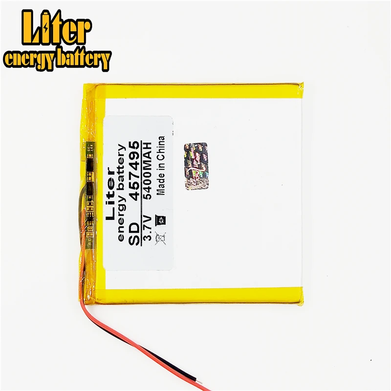 

Tablet pc 3.7V,5400mAH (polymer lithium ion battery) Li-ion battery for tablet pc 7 inch 8 inch 9inch [457495] Free Shipping