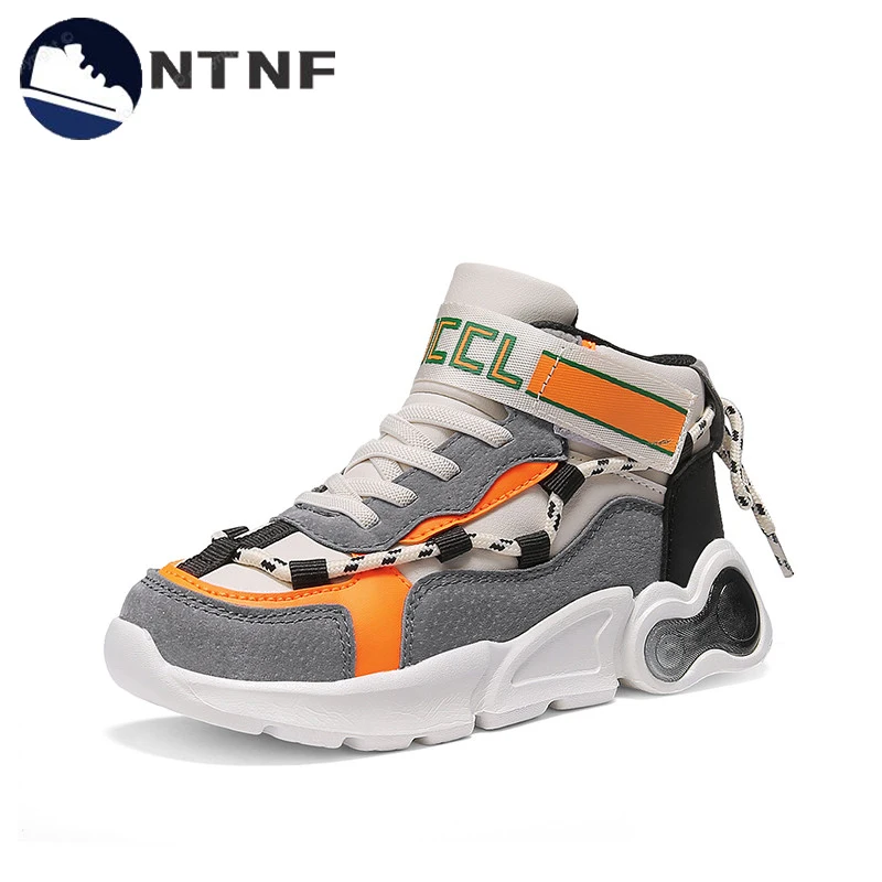 

Children Basketball Shoes Outdoor Sport Sneakers Kids Basket Homme Boys High Top Training Boots Men Breathable Tenis Masculino