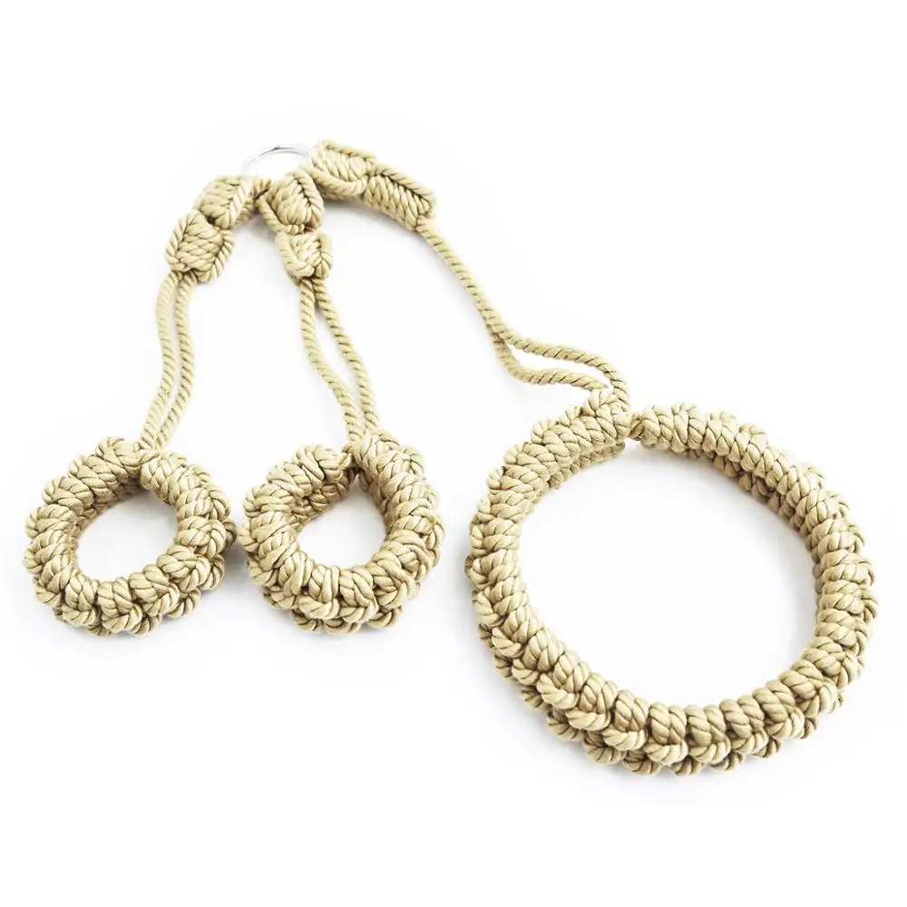 Наручники и ошейники для связывания из мягкого полиэстера шнур ограничения |