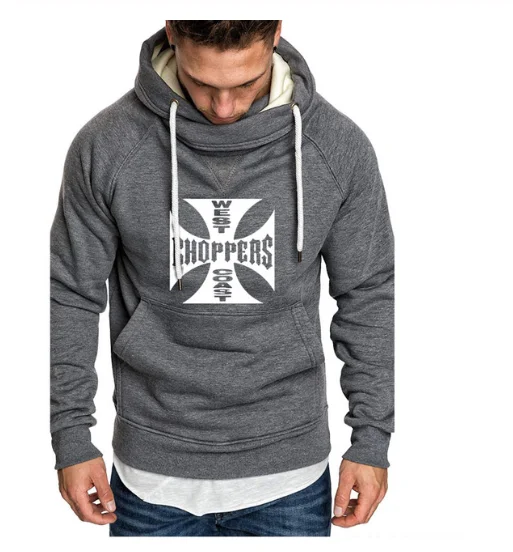 

NEW Spring Autumn Sweatshirt West Coast Choppers Hoodies Men Warm Fleece Hooded Hip Hop Harajuku Tracksuit Men Hoodies