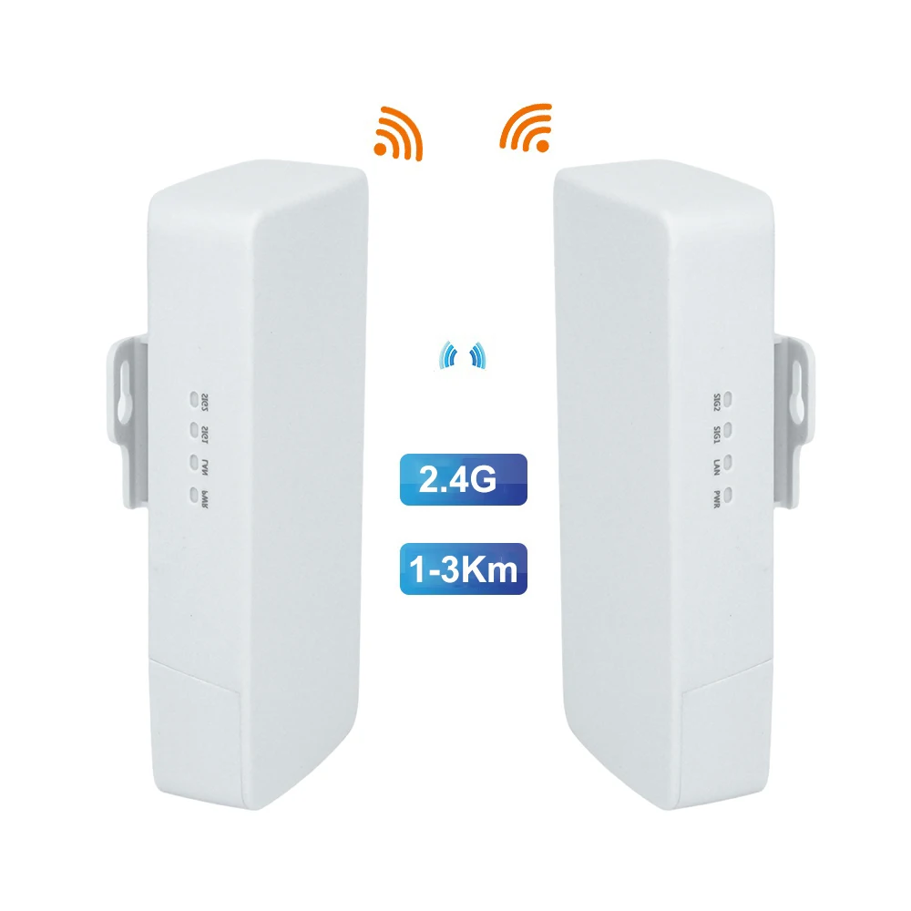 Wi-Fi-роутер HUASIFEI мост 2 шт. точка-точка дальность 1 км беспроводная точка доступа Poe