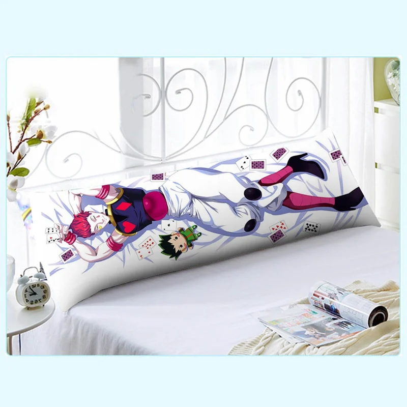 Наволочка Killua Zoldyck Kurapika Hisoka Kulolo Dakimakura в стиле аниме обнимающая