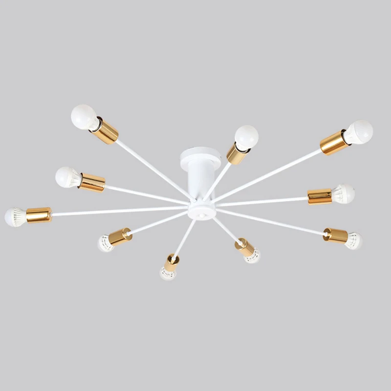 Современные уникальные окрашенные потолочные светильники в стиле арт деко