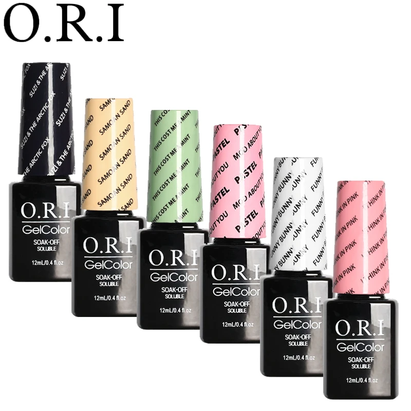 O.R.I 1 шт. Гель лак для ногтей 12 мл Гибридный дизайна Полупостоянный УФ набор гель