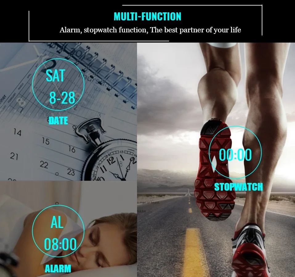 OHSEN модные уличные спортивные часы мужские многофункциональные 5 бар