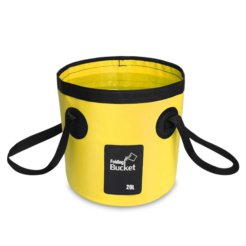 

12/20L Bucket Outdoor Portable Waterproof Water Bag Folding Bucket Water Storage Container Carrier Bags for FishingCampingHiking