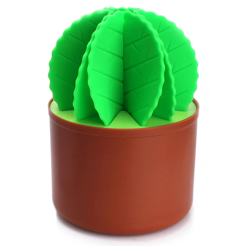 

Creative Cactus Coasters Silicone Bonsai Design Cup Mat Heat Resistant Tableware Placemat Anti Slip Mug Mat Green 1Set