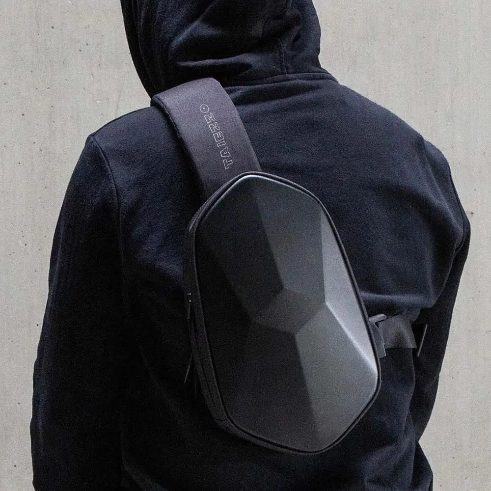 Chest pack Xiaomi BEABORN рюкзак USB портативный нагрудный пакет полиэтиленовая сумка спортивная индивидуальная упаковка для мужчин и женщин - Цвет: Chest pack