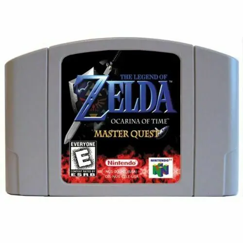 

N64 Game The Legend of Zelda Ocarina of Time Master Quest for Nintendo 64 Video Games Cartridges US/CAN Console
