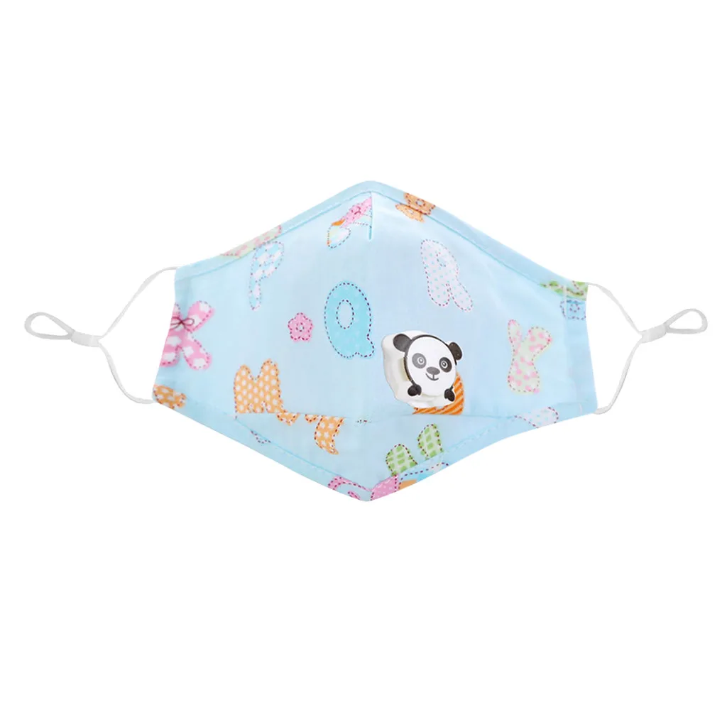 3 шт. детская мультяшная дышащая моющаяся многоразовая уличная маска для лица