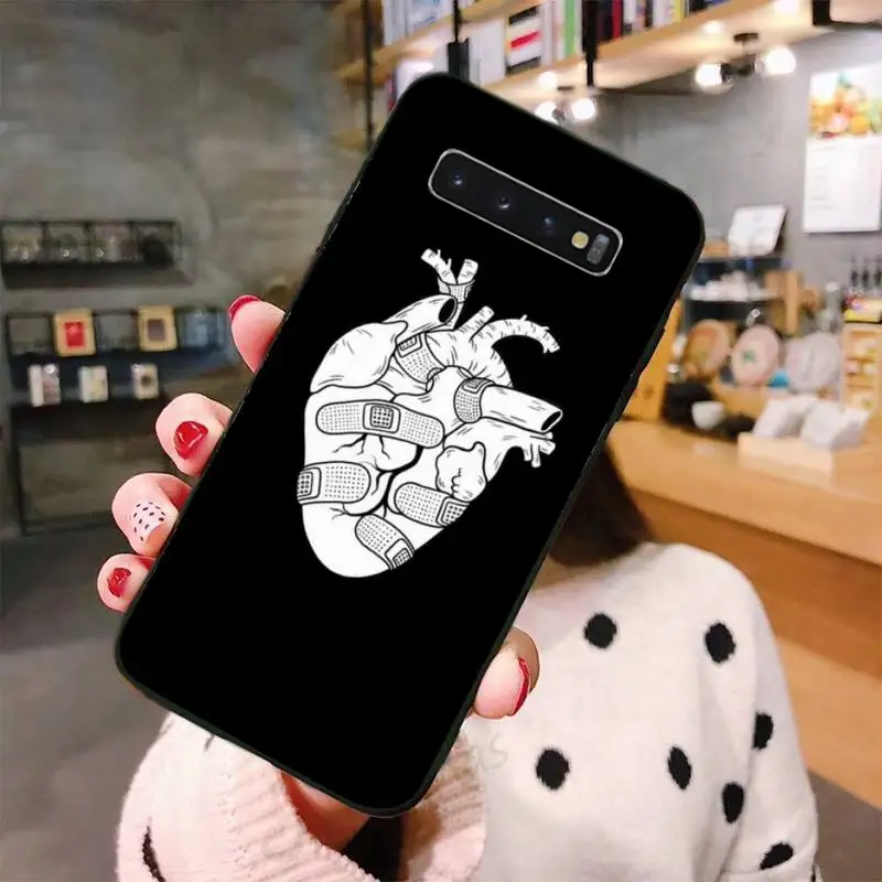 

Organs Brain Meridian Kidney Phone Case for samsung galaxy a51 a52 a71 a50 a12 a72 a21s a70 s21 s20 fe s10 note 20 10 plus ultra