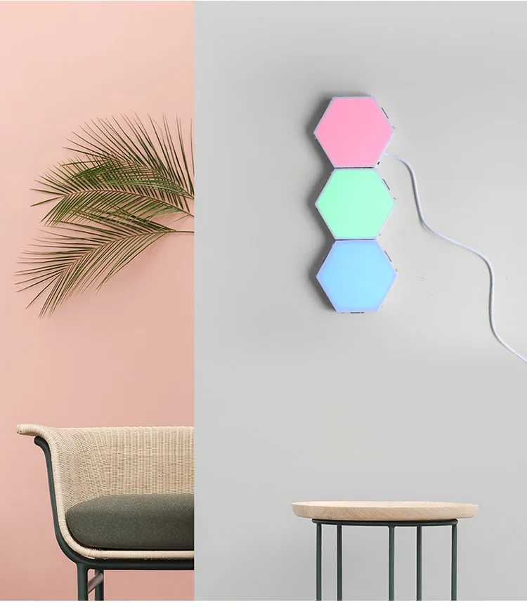 Светодиодсветодиодный RGB сенсорная Ночная лампа современный ночсветильник с