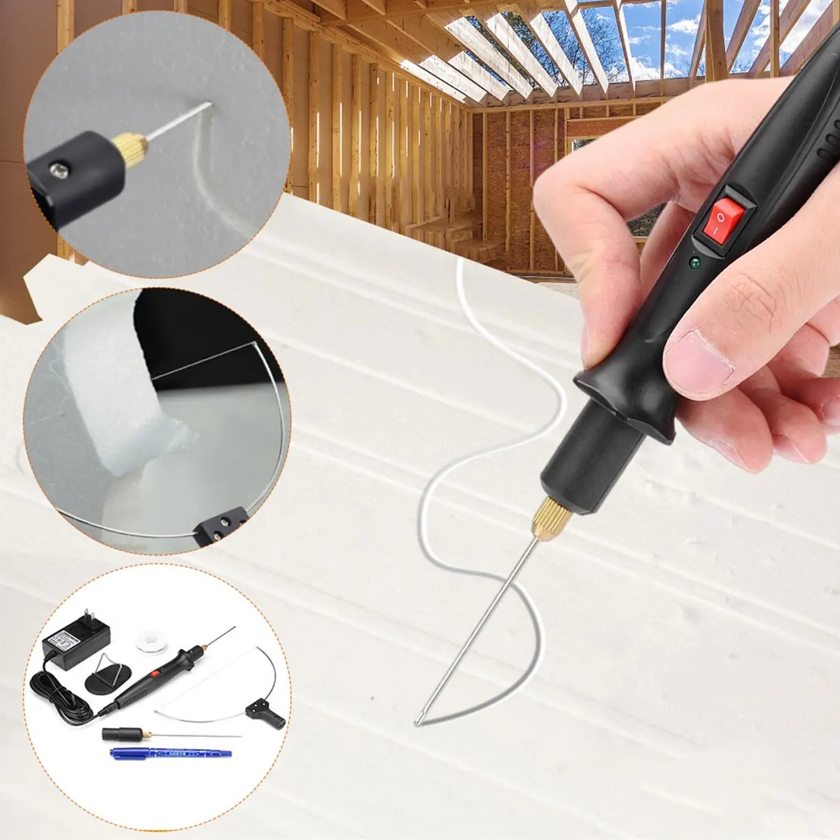 

Электрический Резак для пены, 18 Вт, станок для резки пенопласта, пенопластовый резак, терморезак для резки пены, инструмент, Прямая поставка