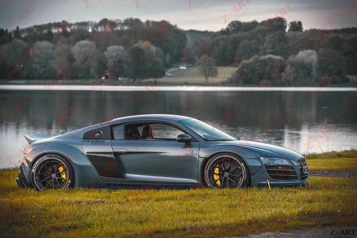 Z-ART комплект расширителей колесных арок ДЛЯ Audi R8 2008- широкий Тюнинг Комплект для Audi R8 широкие аэродинамические наборы для тела Audi R8