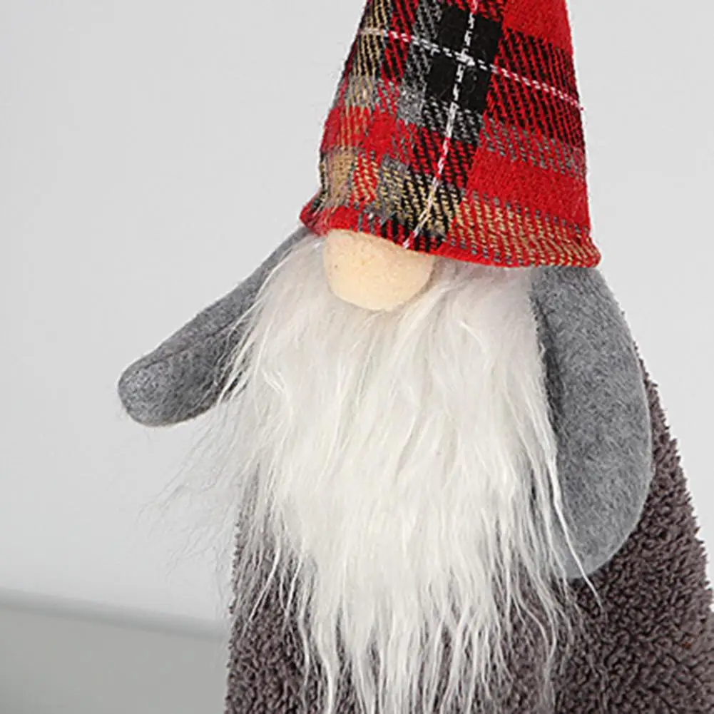 Рождественская ткань для рук впитывающее полотенце Безликий Санта Клаус ванной