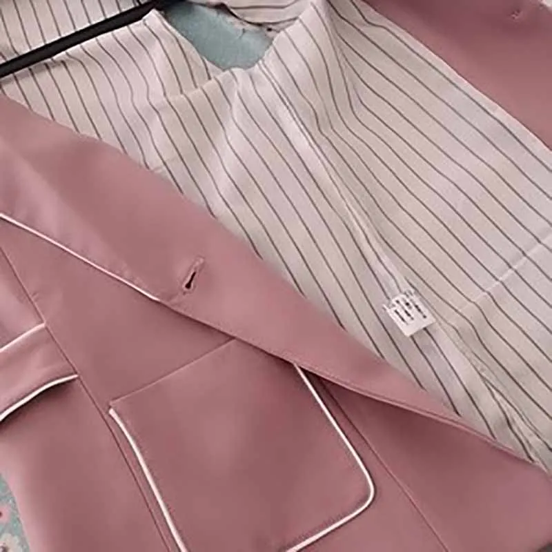 

2020 Spring Autumn Vest Tops Jacket Women Plus Size Sleeveless Suit Outwear Thin Office Waistcoat Casual Pink Black Female KW422