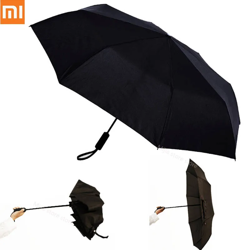 Xiaomi Mijia автоматический зонтик дождливый день алюминиевый сплав Ветрозащитный УФ Зонты для мужчин и женщин лето и зима 5