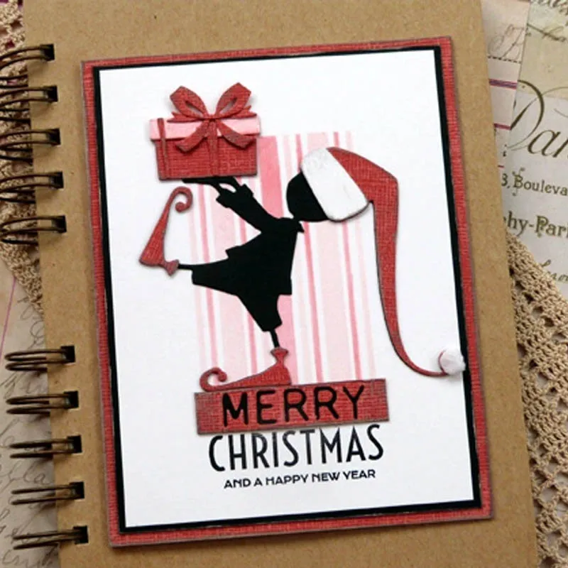 Хэллоуин Рождество праздничное украшение металлические Вырубные штампы новинка