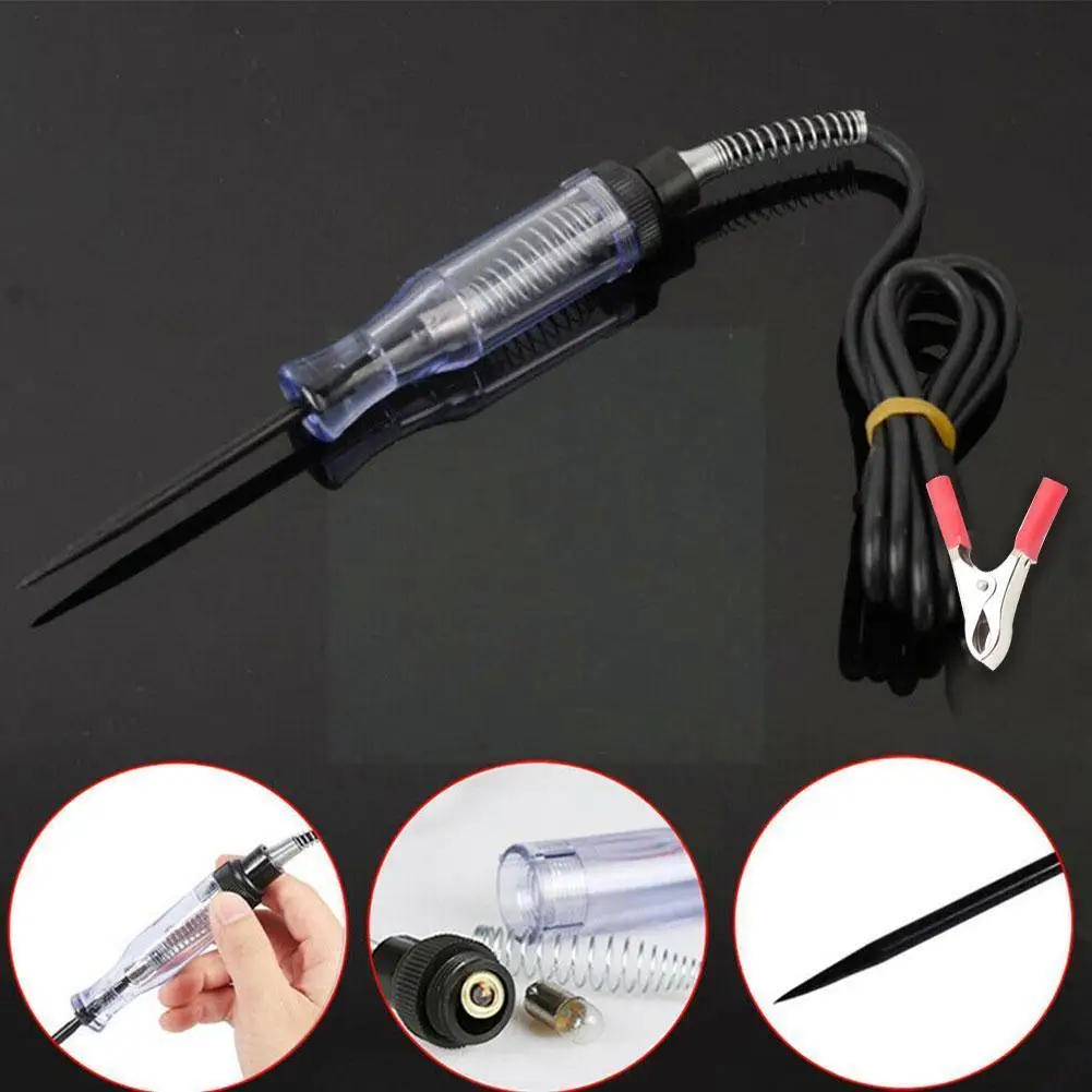 

Auto DC 6V/12V Car Truck Voltage Circuit Tester Pen Tools Continuity Automobile Light Test Probe Maintenance L1M5