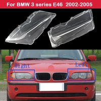 car lampshade lamp shell front headlamp glass cover for bmw 3 series e46 2002 2005