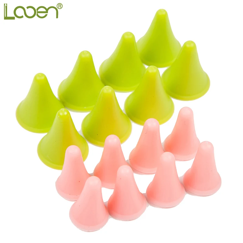 16 шт./лот смешанные цвета игла мягкая силиконовая вязаная чехол для вязания