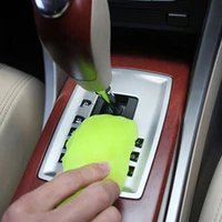 1pc car cleaning glue slimes automobile air conditioner air outlet instrument panel dust dirt multifunctional color random