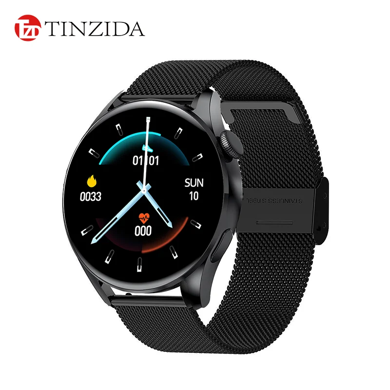 

Смарт-часы Tinzida для мужчин и женщин, Bluetooth, звонки, музыка, пульсометр, кислород, для Huawei, Iphone, Android, 2021
