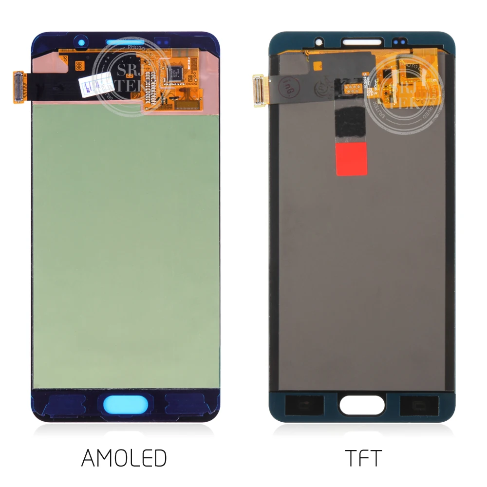 AMOLED/TFT для samsung Galaxy A5 A510F lcd для samsung A510 Дисплей сенсорный дигитайзер стекло сборка A510M A510FD A5100 A510Y