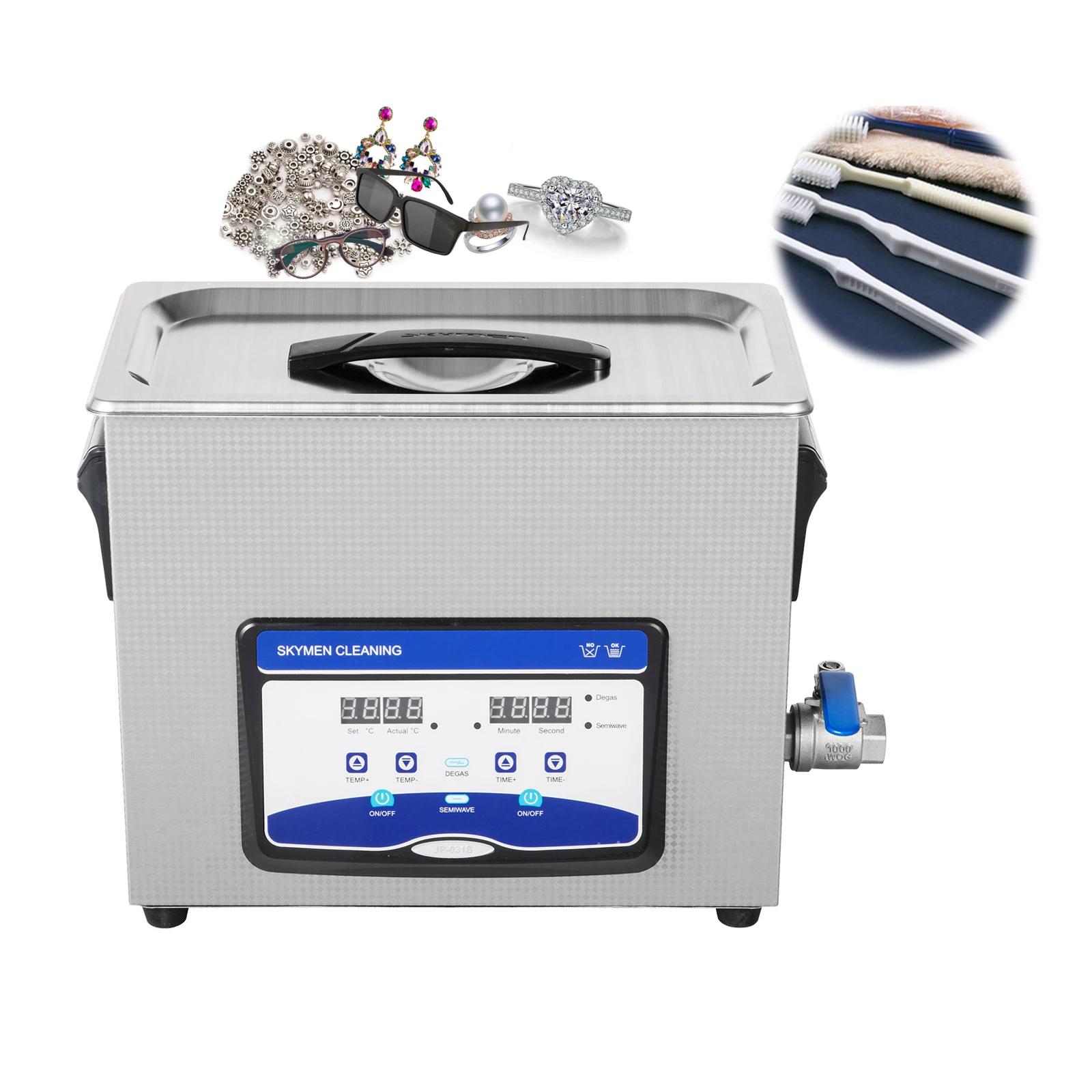 

Ultrasonic Cleaner Industrial 4.5L Digital Sonic Cleaner Ultrasonic Machine Wide Application