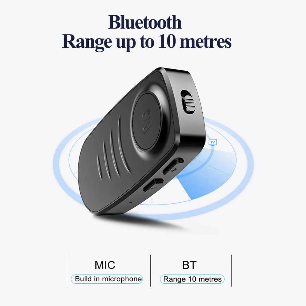 Новый Bluetooth приемник с разъемом AUX 3 5 мм автомобильный беспроводной адаптер для