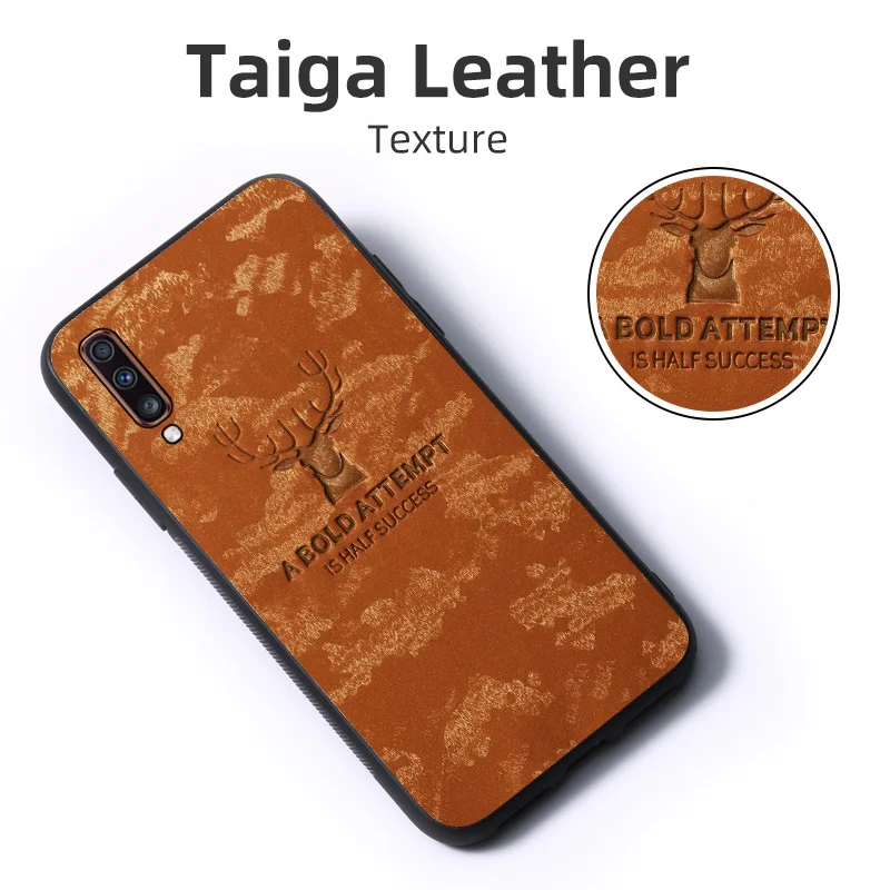

Phone Case For Samsung Galaxy A50 Case A 50 A70 A20 A30 A40 Soft PC Cloth Deer Cover For Samsung A10 A8 A6 Plus A9 A7 2018 A750