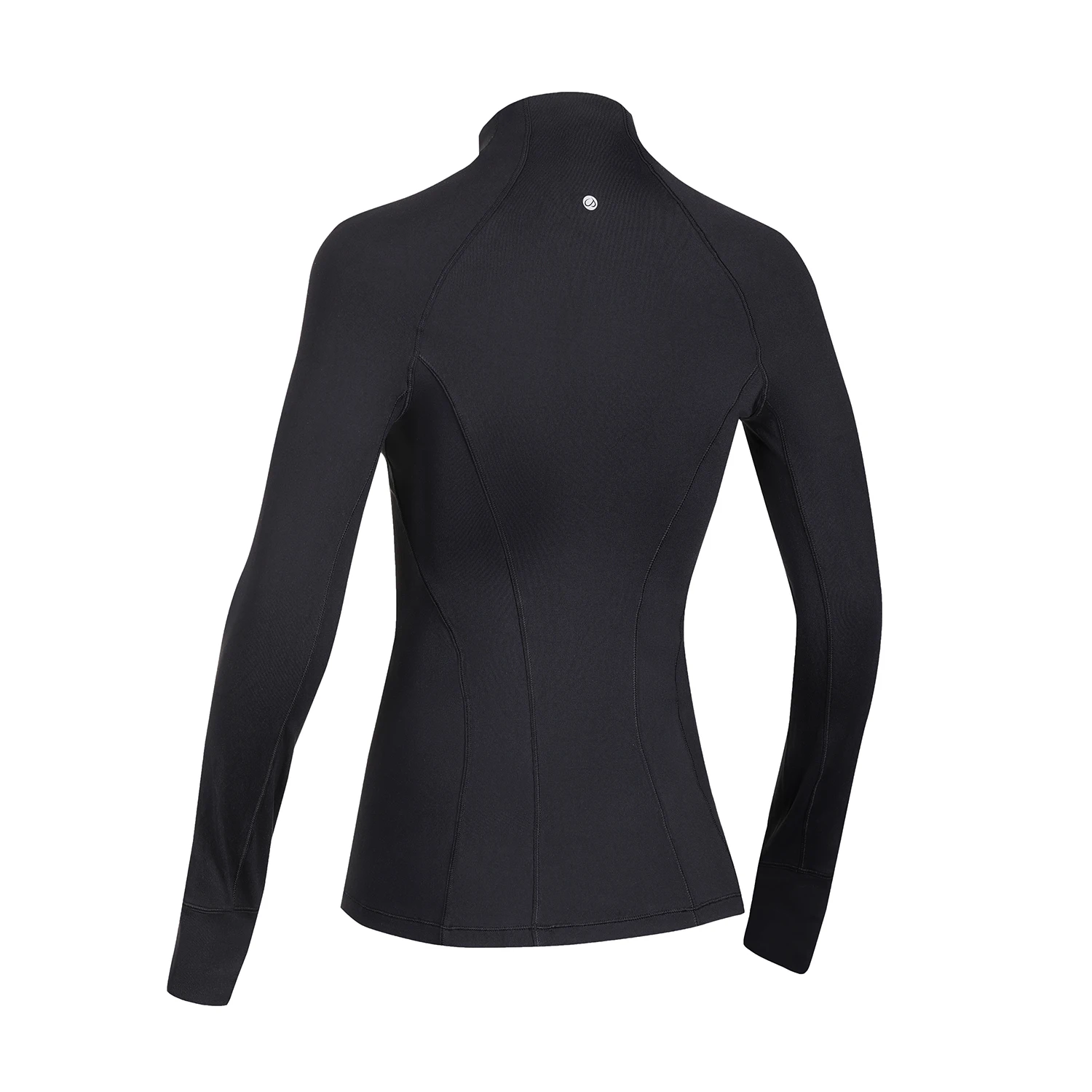 SYROKAN Women's Long Sleeves Quarter-Zip Pullover Tops Running Athletic Workout Yoga Shirts