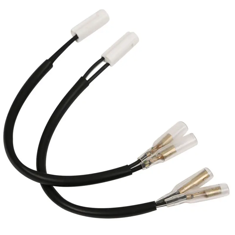 Motorcycle A pair Turn Signal Wiring Adapter Plug For Yamaha ZF 600 R1 R6 FZ1 FZ6 FZ6R FZ8 FZN XJ6 |