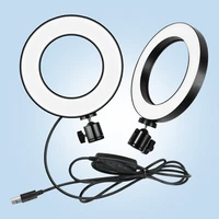 16cm led ring light 6inch rgb photography fill lighting selfie camera lamp ringlights usb charge for photo video youtube live