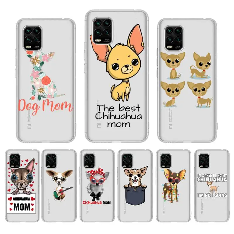 

YNDFCNB Chihuahua Dog Phone Case For Redmi Note 5 7A 10 9 8 plus pro 9A K20 for Xiaomi 10Pro 10T 11 Capa