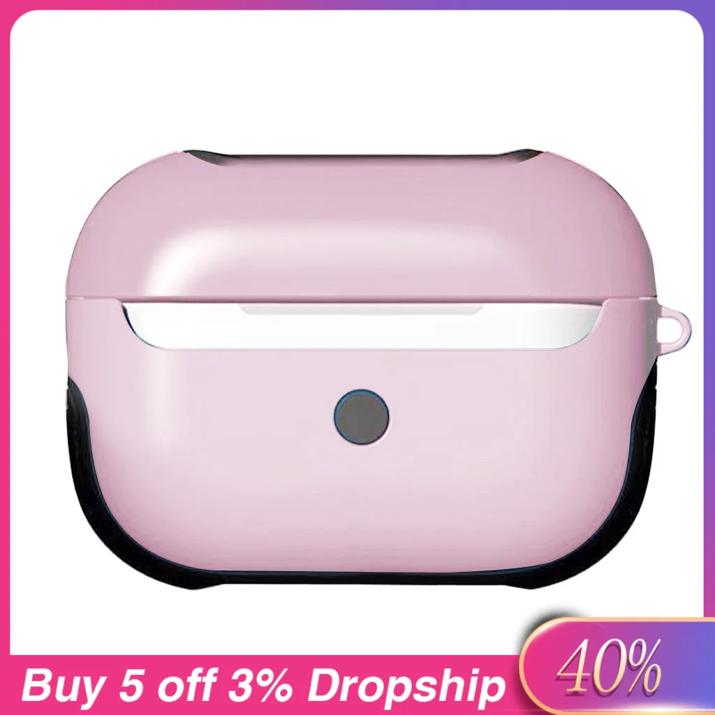 Для наушников Pro 2019 беспроводной зарядный чехол PC Кристальный защитный