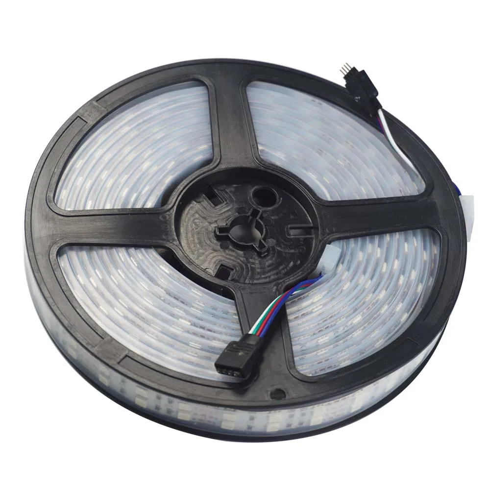 16.4ft 5 М 5050 SMD Двухрядные 120 светодиодный s/M ленты гибкие холодный белый/теплый
