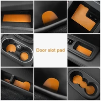 car door slot pad water coaster styling storage compartment modification for porsche macan cayenne panamera accessories interior