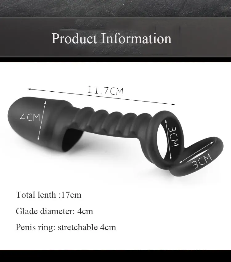Кольцо для увеличения пениса многоразовая Временная задержка презерватива