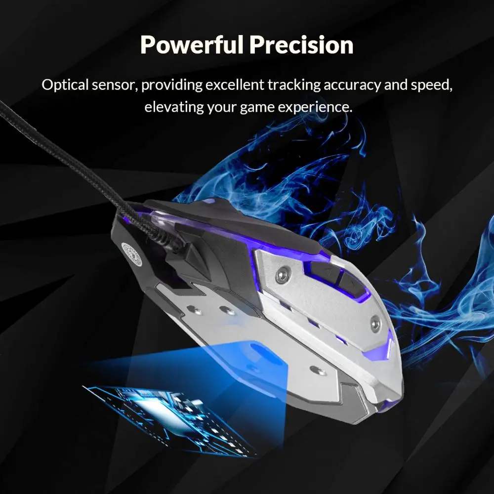 Профессиональная USB игровая мышь ORICO регулируемая Проводная оптическая 3200 DPI