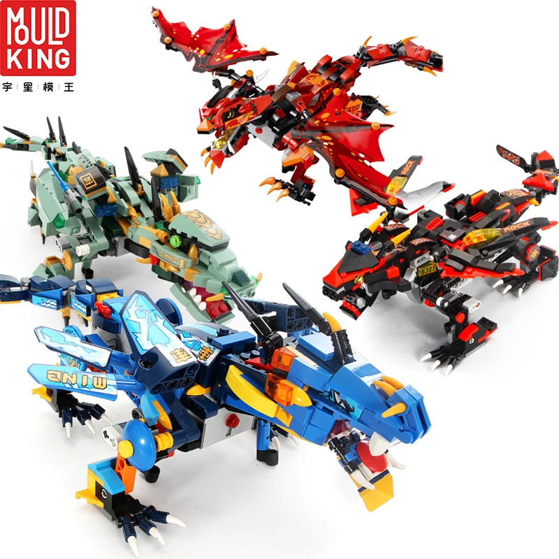 Аниме экшн-фигурки MOULD KING RC с пультом дистанционного управления механический