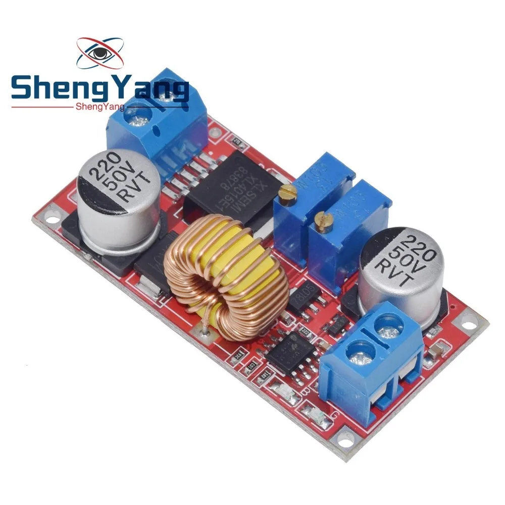 ShengYang 5A DC В DC CC CV литиевая батарея понижающая зарядная плата светодиодный преобразователь питания литиевое зарядное устройство понижающий модуль XL4015