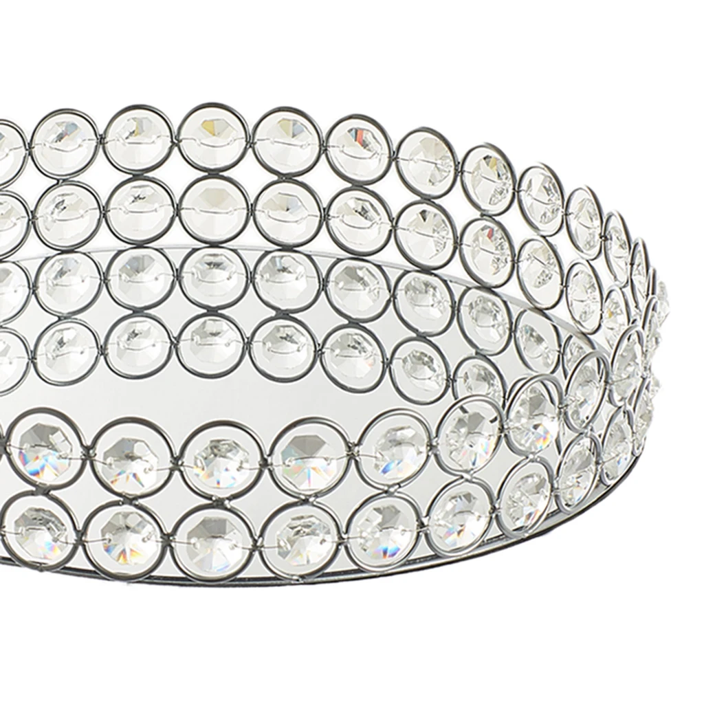 Хрустальный поднос Косметический Макияж Ювелирные изделия безделушка