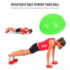 Новинка, надувные полусферические мячи для йоги из ПВХ, массажный фитбол, Балансирующий мяч для тренажерного зала, пилатеса, спорта, фитнеса
