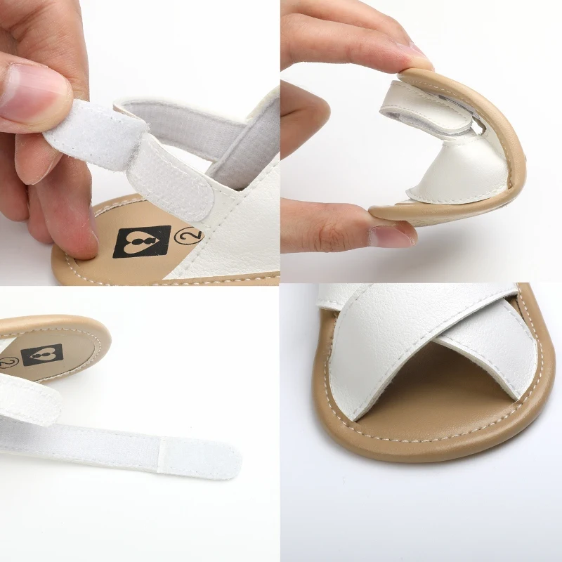 2020 Новое поступление кожаные сандалии в римском стиле для мальчиков