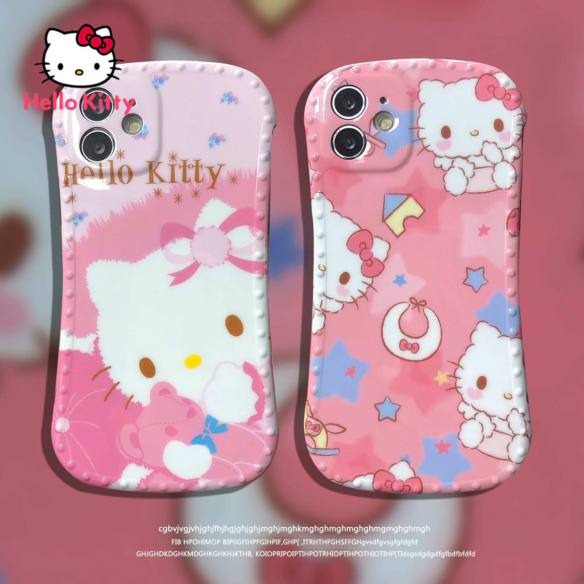 

Hello Kitty for IPhone 7/8P/X/XR/XS/XSMAX/11/12Pro/12mini Cute Silicone Anti-drop Phone Case