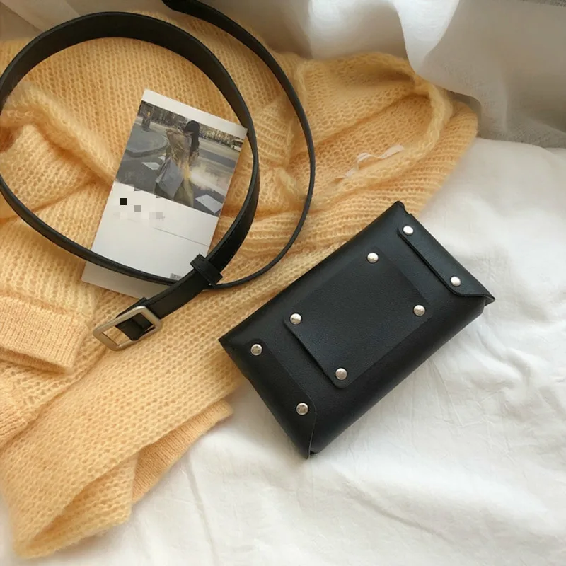 Универсальная Весенняя Модная стильная поясная сумка 2020 трендовая однотонная