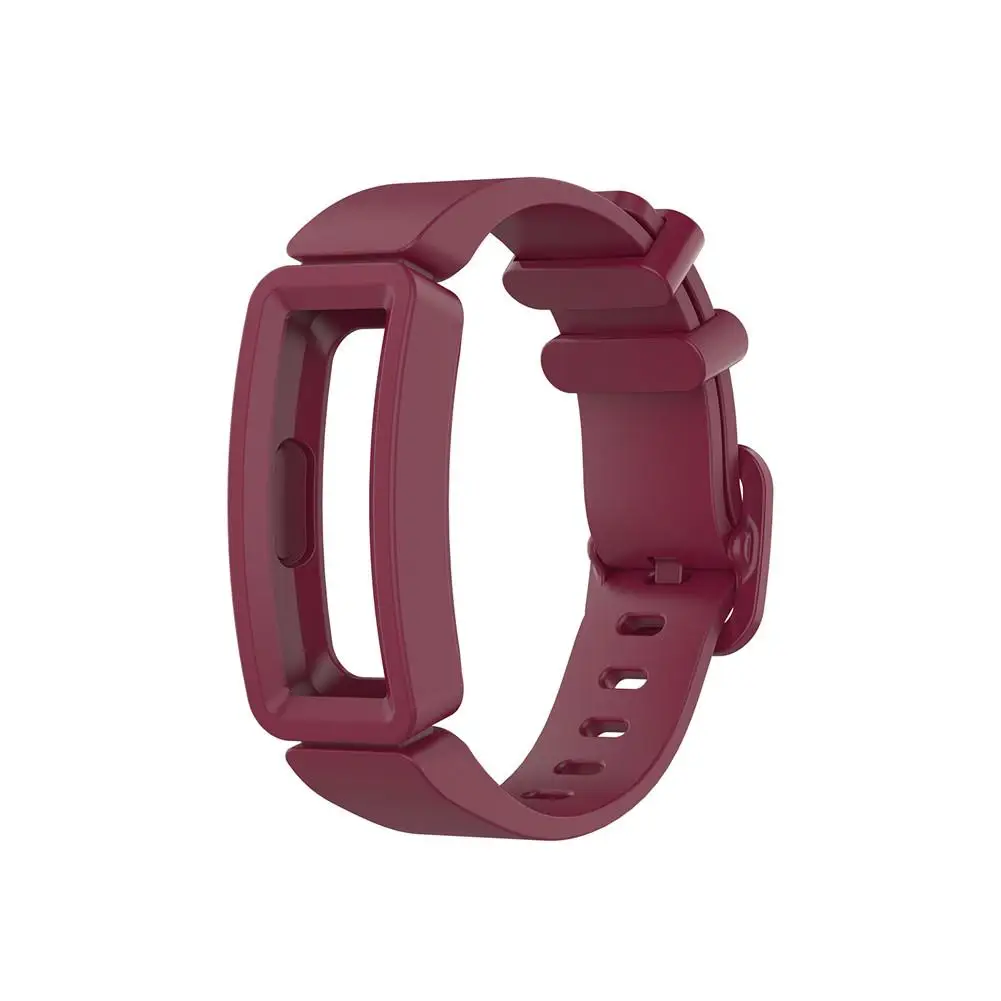 Силиконовый ремешок для Fitbit inspire HR ремешок для часов на замену Браслет для Fitbit ACE 2 умный ремешок для часов браслет - Цвет: Wine Red